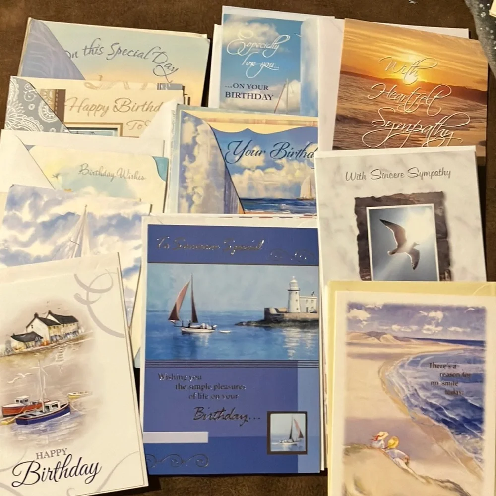 Sailing Nautical Assorted Greeting Cards Set - Picture 1 of 7
